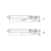 Solid carbide milling Ball nose cutter High-performance machining EPM-2B - Makotools Industrial Supply Tools for Metal Cutting